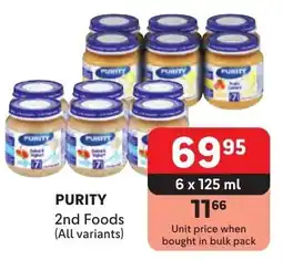 Makro PURITY 2nd Foods offer