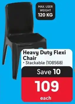 Makro Heavy Duty Flexi Chair offer