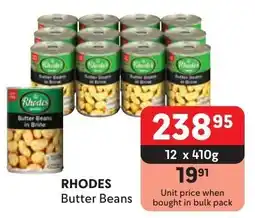 Makro RHODES Butter Beans offer