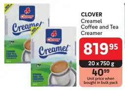 Makro CLOVER Creamel Coffee and Tea Creamer offer