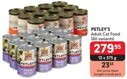 Makro PETLEY'S Adult Cat Food offer