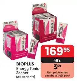 Makro BIOPLUS Energy Tonic Sachet offer
