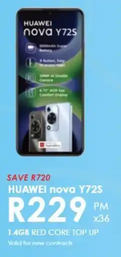 Chatz Connect HUAWEI nova Y72S offer