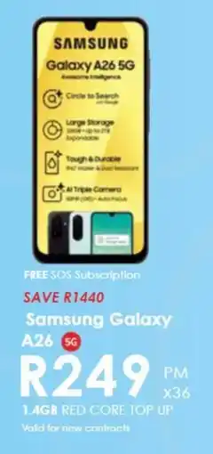 Chatz Connect Samsung Galaxy A26 offer