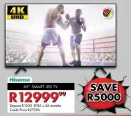 Beares Hisense 65" Smart LED TV offer