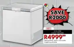 Beares Defy chest freezer offer
