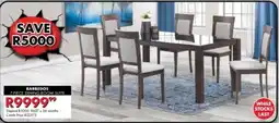 Beares Barbedos dining room suite offer