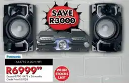 Beares Panasonic akx710 2.0ch hifi offer