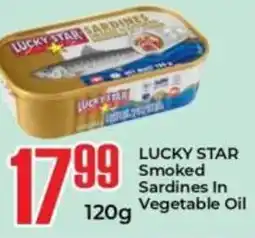 Elite Power Trade Cash & Carry LUCKY STAR Smoked Sardines In Vegetable Oil offer