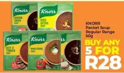 Elite Power Trade Cash & Carry KNORR Packet Soup Regular Range offer