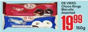 Elite Power Trade Cash & Carry DE VRIES Choco Rings Biscuits Assorted offer