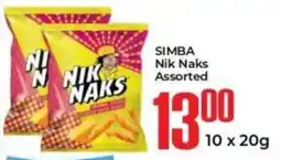 Elite Power Trade Cash & Carry SIMBA Nik Naks Assorted offer