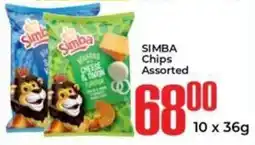 Elite Power Trade Cash & Carry Simba Chips Assorted offer