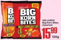 Elite Power Trade Cash & Carry WILLARDS Big Korn Bites Assorted offer