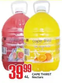 Elite Power Trade Cash & Carry CAPE THIRST Nectars offer