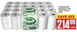 Elite Power Trade Cash & Carry TWINSAVER Premium 1 Ply Toilet Tissue offer