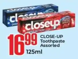 Elite Power Trade Cash & Carry CLOSE-UP Toothpaste Assorted offer