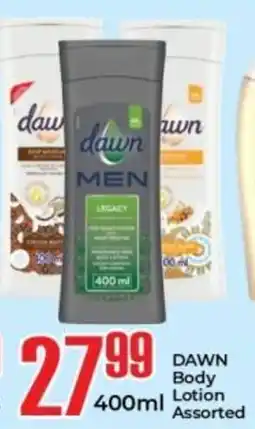 Elite Power Trade Cash & Carry DAWN Body Lotion Assorted offer