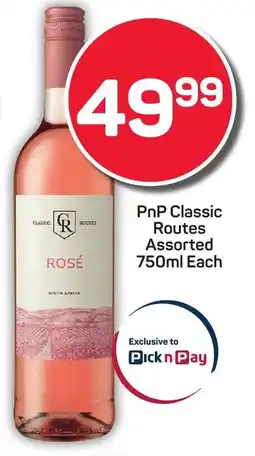 Pick n Pay PnP Classic Routes Assorted offer