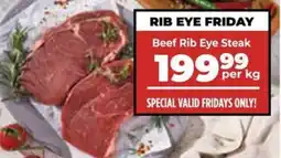 Food Lover's Market Beef Rib Eye Steak offer