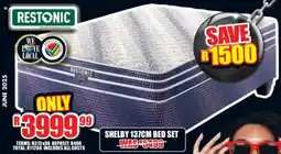 Lewis Restonic shelby bed set offer