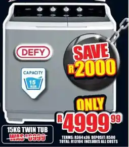 Lewis Defy twin tub offer