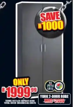 Lewis York 2-door robe offer