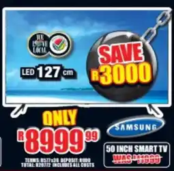 Lewis Samsung 50 inch smart tv offer