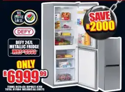 Lewis Defy metallic fridge offer