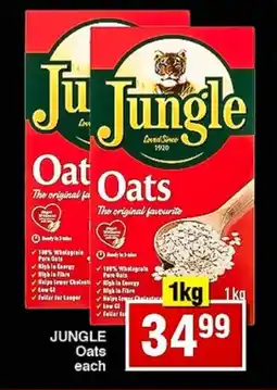 Choppies JUNGLE Oats offer