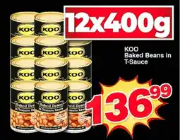 Choppies KOO Baked Beans in T-Sauce offer