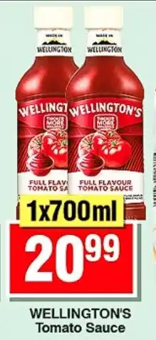 Choppies WELLINGTON'S Tomato Sauce offer