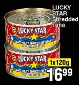 Choppies LUCKY STAR Shredded Tuna offer