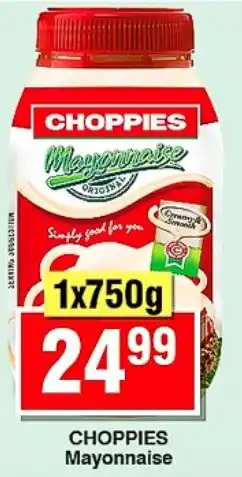Choppies CHOPPIES Mayonnaise offer