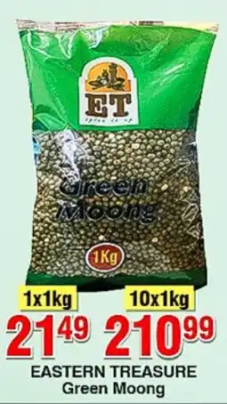 Choppies EASTERN TREASURE Green Moong offer