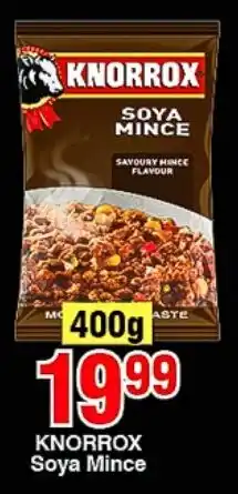 Choppies KNORROX Soya Mince offer