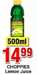 Choppies CHOPPIES Lemon Juice offer