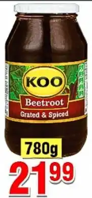 Choppies KOO Beetroot Salad offer