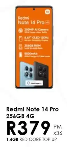 Chatz Connect Redmi Note 14 Pro 256GB 4G offer