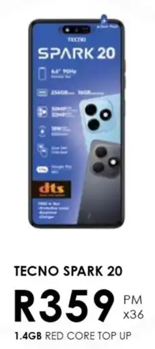 Chatz Connect Tecno Spark 20 offer