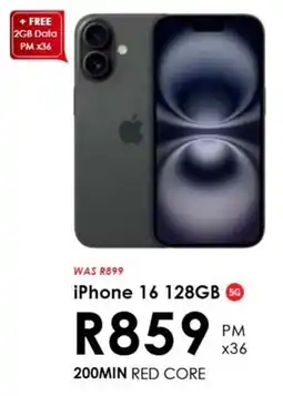 Chatz Connect iPhone 16 128GB offer