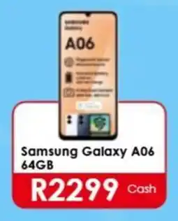 Chatz Connect Samsung Galaxy A06 64GB offer