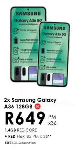 Chatz Connect Samsung Galaxy A36 128GB offer