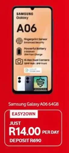 Chatz Connect Samsung Galaxy A06 64GB offer