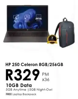 Chatz Connect HP 250 Celeron 8GB/ 256GB offer