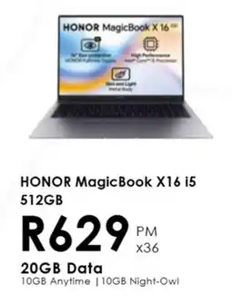 Chatz Connect HONOR Magic Book X16 i5 512GB offer