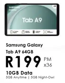 Chatz Connect Samsung Galaxy Tab A9 64GB offer