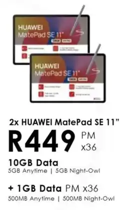 Chatz Connect HUAWEI MatePad SE 11” offer
