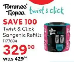 BabiersRUs Tommee Tippee Twist & Click Sangenic Refills offer