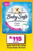 Game Baby Soft 2 Ply Toilet Tissue Rolls 18 Pack-Per Pack offer